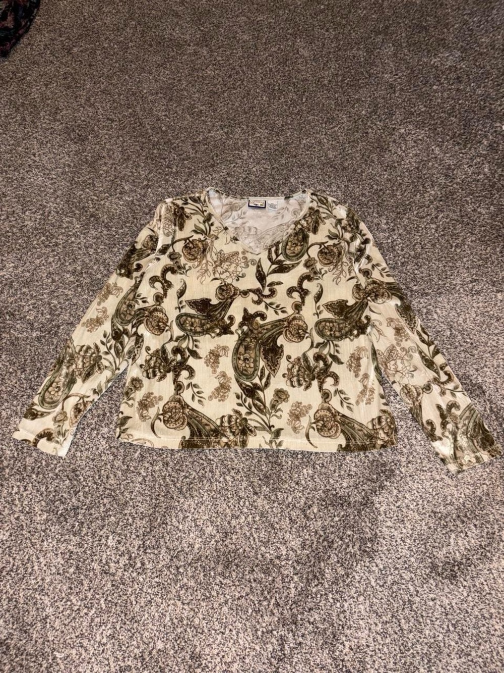 Y2K v neck grunge whimsygoth velvety top